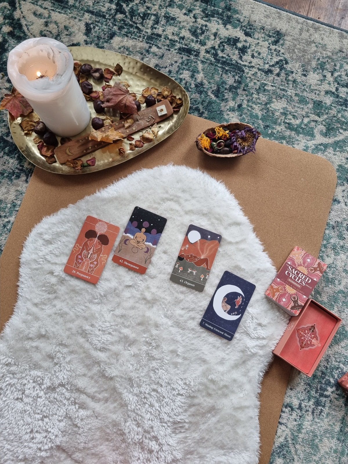 Sacred Cycles - kort & journal 💕