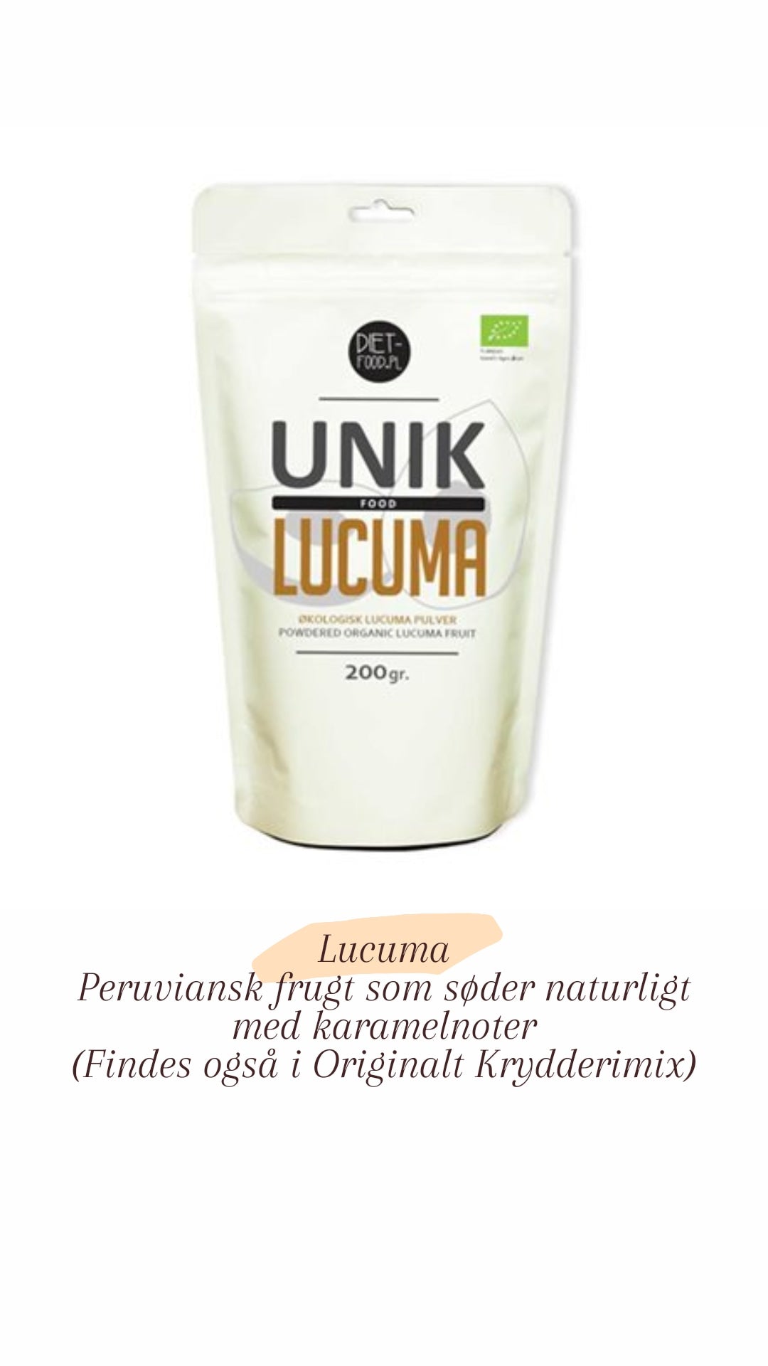 Lucuma pulver, 200g (øko)