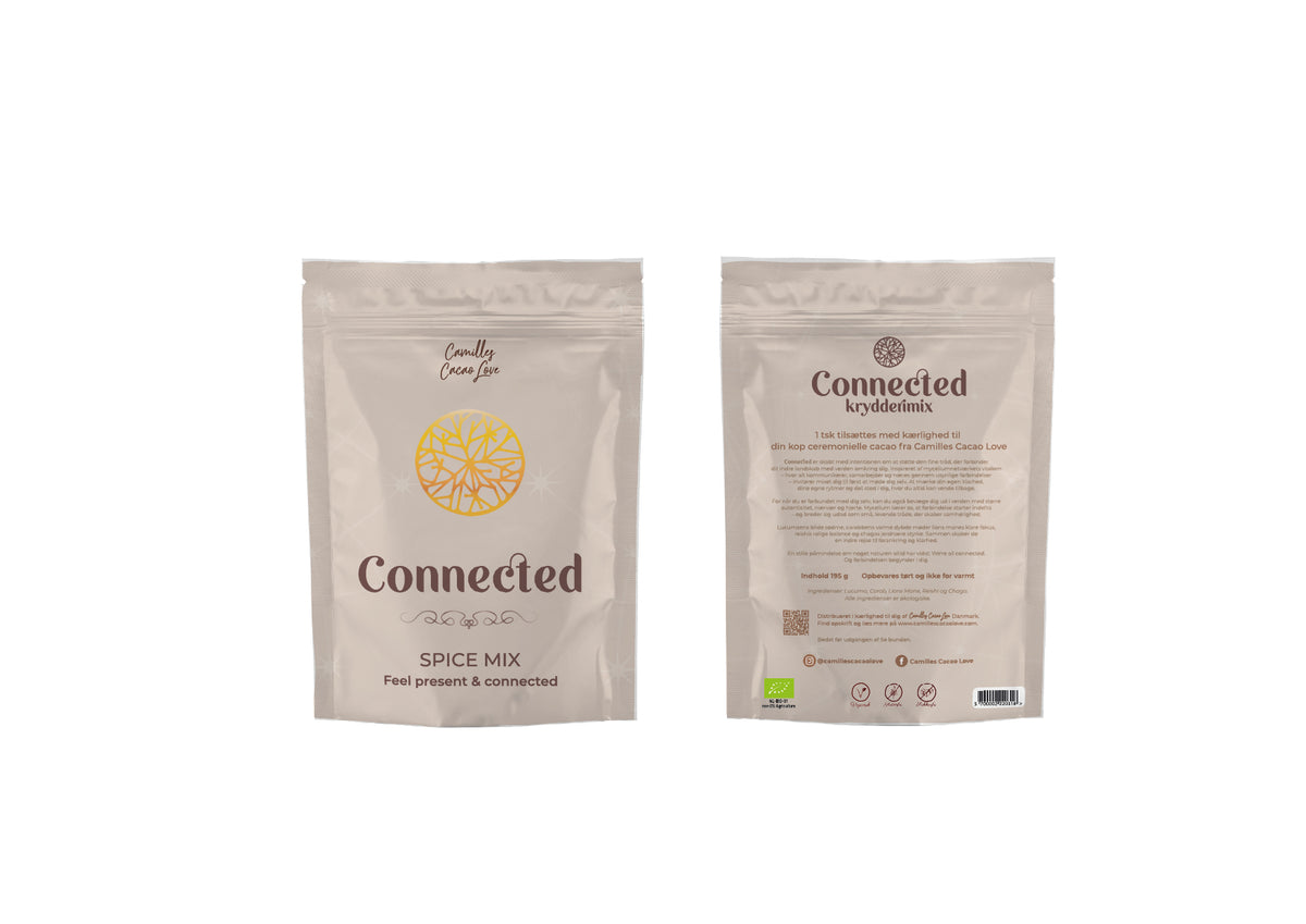 "Connected" 🌀 - Krydderimix til din cacao ~ 195g (øko)