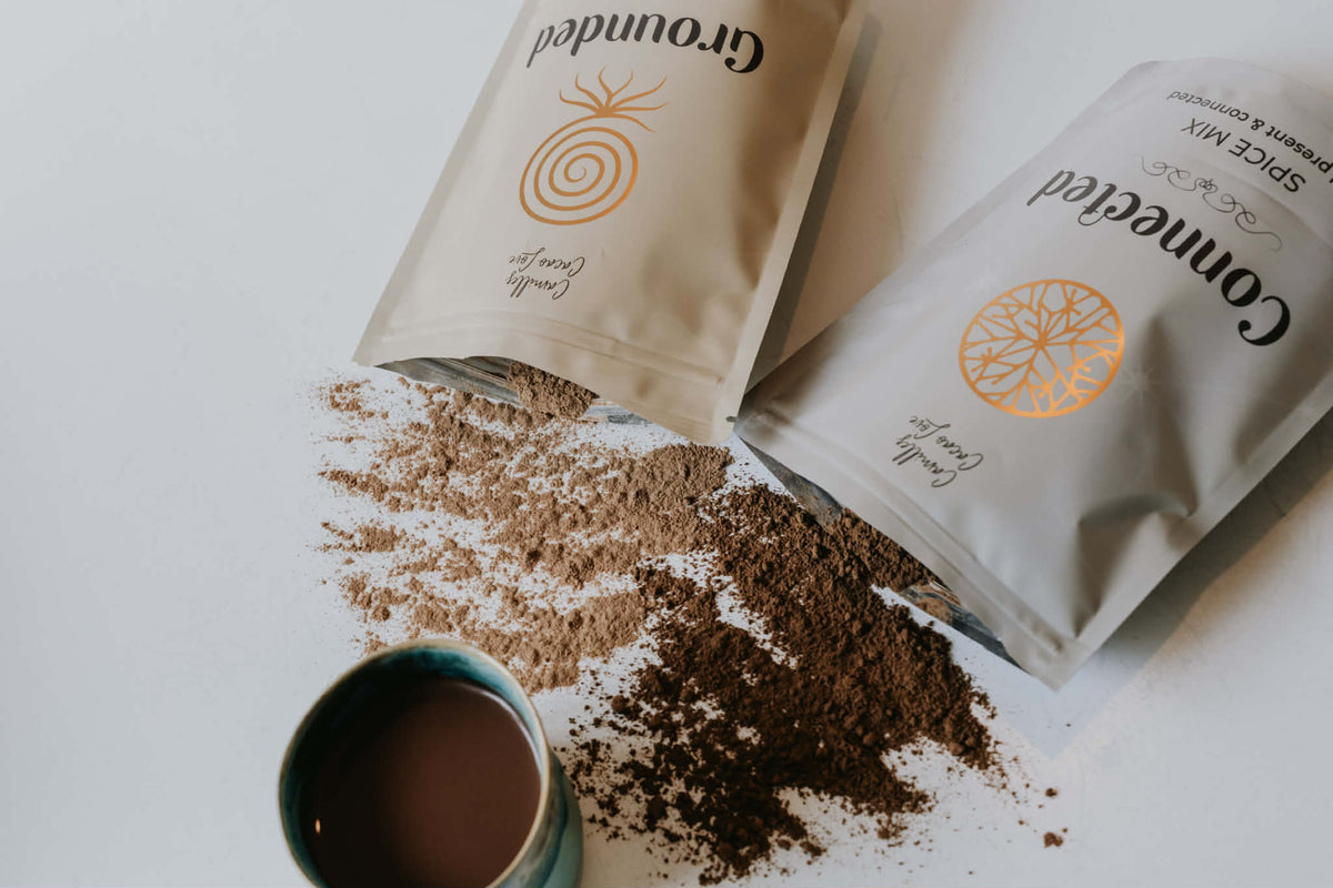 Grounded 🤎 - Krydderimix til din cacao, 195g (øko)